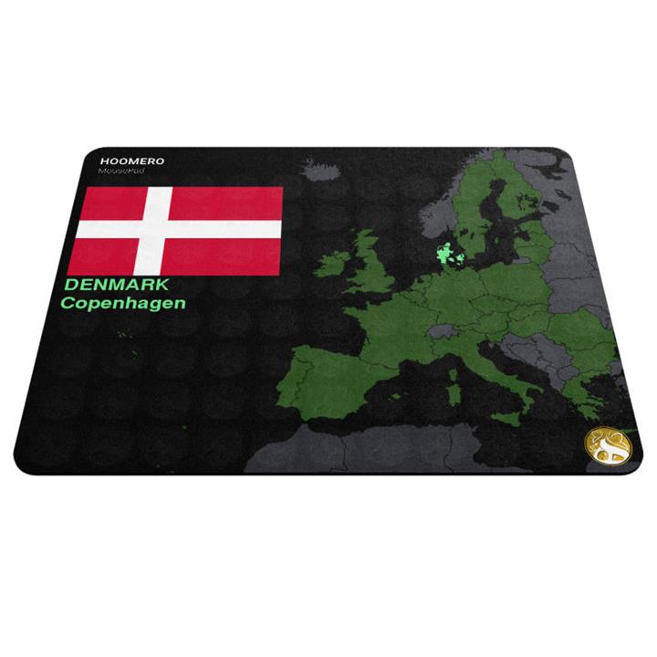 ماوس پد هومرو مدل A3449 طرح پرچم قاره اروپا دانمارک Hoomero European continental flag A3449 Mousepad